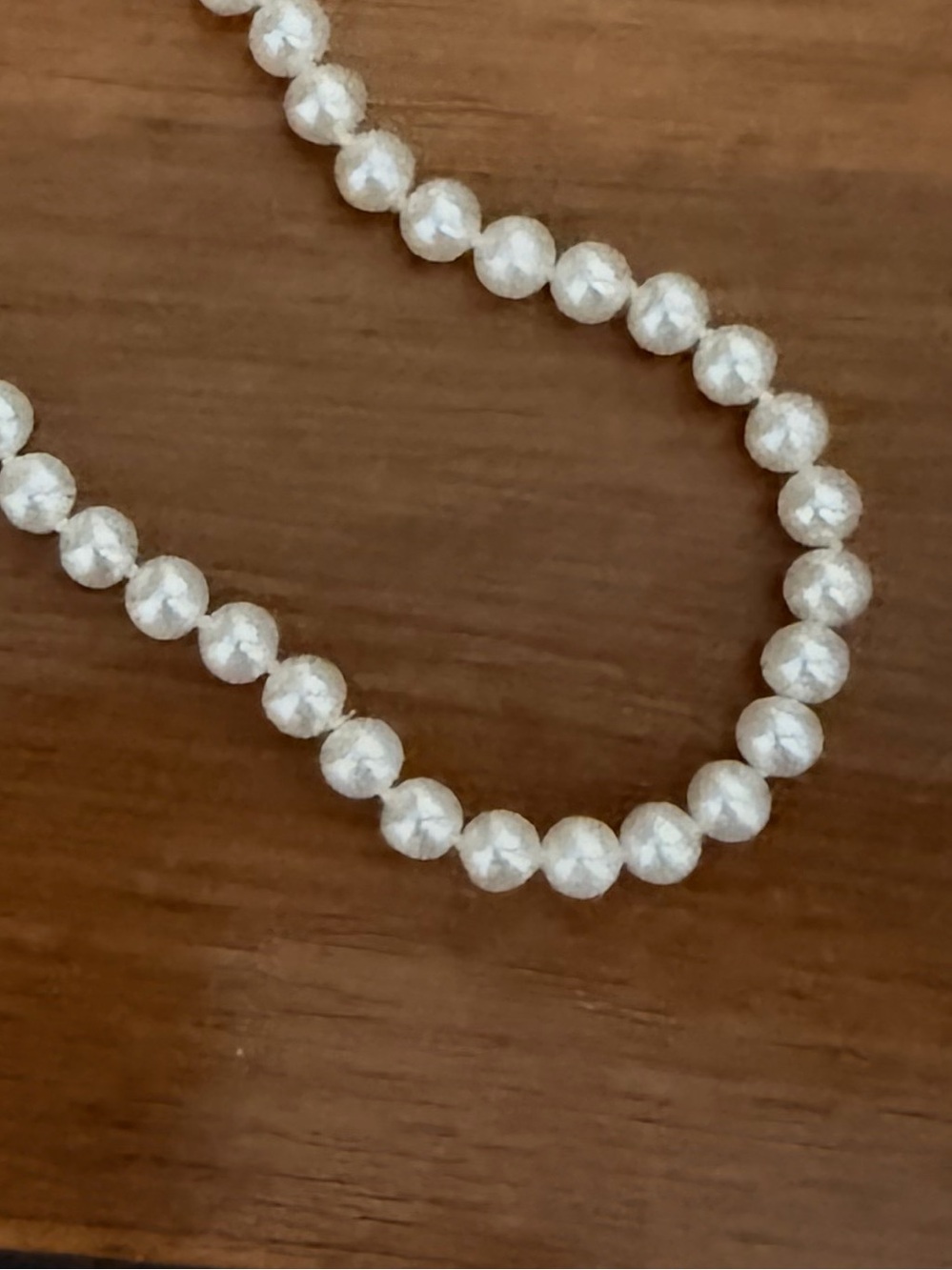 Classic White 20” Pearl Necklace - Elegant Women’s Jewelry